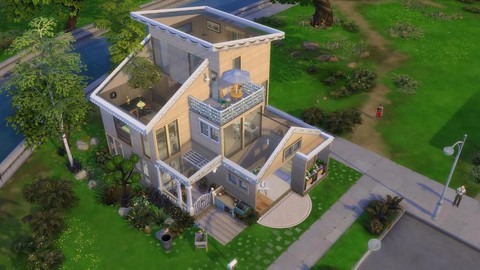 模拟人生4屋顶怎么装[图2]